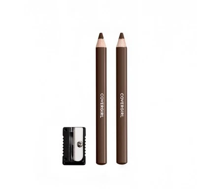 Covergirl Brow Fill + Define & Eye Pencil, Waterproof - 505 Dark Rich Brown 2 Ct - Image 1 of 2