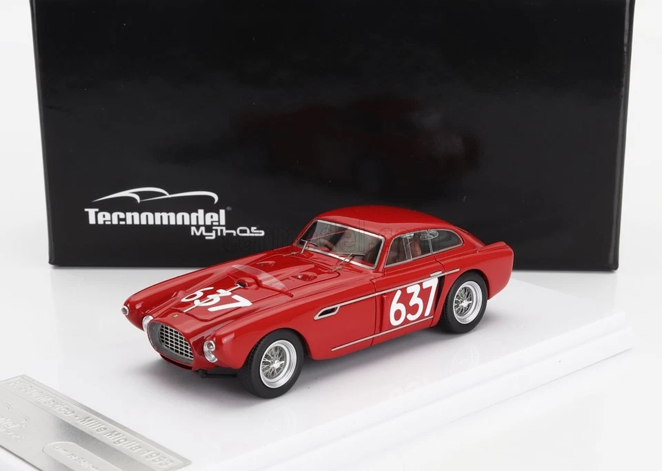 1/43 TECNOMODEL - FERRARI - 340 MEXICO VIGNALE COUPE ch.0224 AT N 637 TM43-43D - Immagine 1 di 1