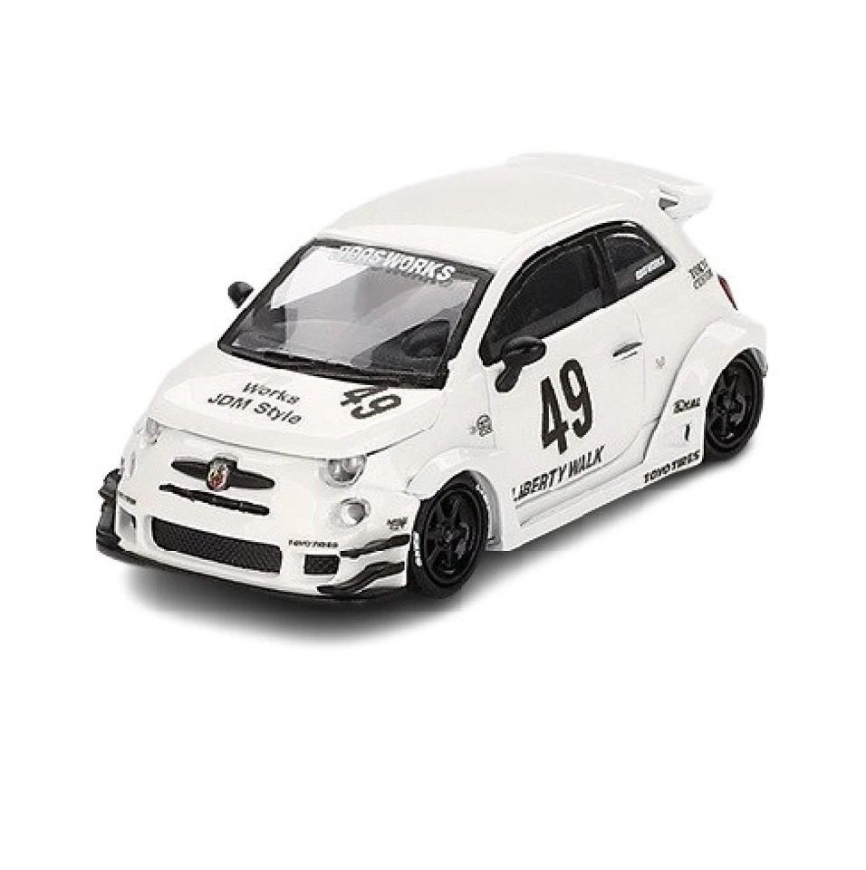 1/64 FIAT 595 ABARTH LB WORKS X ABAS WORKS 2024 MINI GT MGT00809-L - Immagine 1 di 1