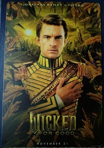 "WICKED FOR GOOD" 8X12 Tin Sign Wall Art Jonathan Bailey as Fiyero *PLEASE READ* - Picture 1 of 5