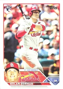 RC Nolan Gorman 2023 Topps #16 Cardenales de San Luis - Imagen 1 de 2