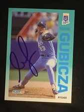 Mark Gubicza Kansas City Royals Signed Auto 1992 Fleer Card #159 ~ COA