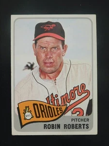 Tarjeta de béisbol 1965 Topps #15 Robin Roberts (EX-) Bargin Bin - Imagen 1 de 2