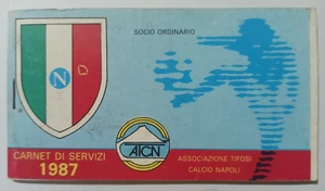 Abbonamento  Biglietto  NAPOLI vs REAL MADRID Coppa Campioni 1987 88 MARADONA - Foto 1 di 6