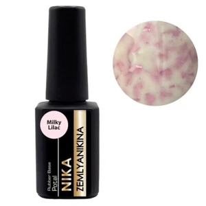 Nika Zemlyanikina Rubber Base Coat Potal 15ml Panna Cotta / Milky Lilac Gel Nail