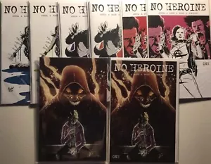 8x NO HEROINE comic # 1 2 3 1st 2nd 1:5 TEMPLESMITH Virgin VARIANT GOGOL Unborn - Picture 1 of 8