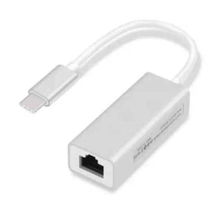 USB-C Type-C to RJ45 Network Gigabit Ethernet Lan Adaptor for PC and Mac 100MBPS - Picture 1 of 2
