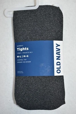 Old Navy Tights Size  M-L Gray  Control Top Women's New - Image 1 of 4