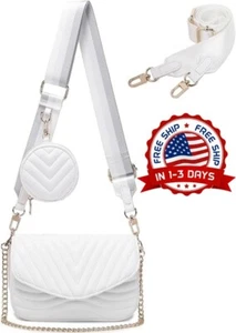 Bandolera De Cuero Para Mujeres Mini Riñonera A La Moda Para Damas Bolsas NEW US - Picture 1 of 8