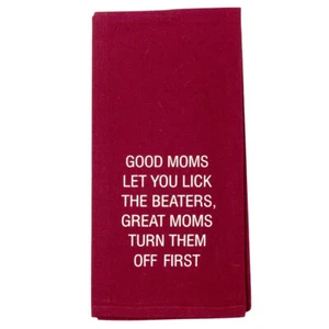Good Moms.... Kitchen, Tea Towel by About Face Designs 28in x 20in. - Picture 1 of 2