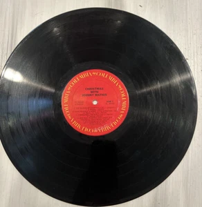 Johnny Mathis Lp Christmas Eve With On Columbia- No Sleeve - Picture 1 of 4
