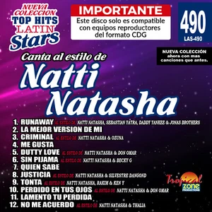 Karaoke Top Hits Latin Stars 490 Natti Natasha - Imagen 1 de 1
