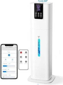 NEW Smart Ultrasonic Cool Mist Humidifier for Home/Large Room Remote+APP Control - Picture 1 of 13