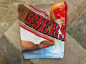 Vintage San Francisco 49ers Chalk Line Fanimation Football Shorts, Size XL - Picture 1 of 6