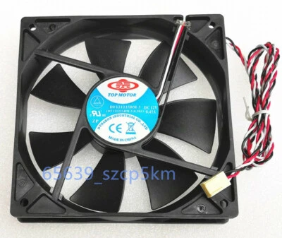 Top Motor DF121225BM-3  DC12V 0.45A 120X120X25MM  3-Pin Chassis cooling fan - image 1 of 4