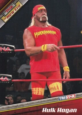 Tarjeta Hulk Hogan 2010 TriStar TNA New Era #7 WWE WCW WWF AWA Pro Wrestling Legend Foto 1 de 4