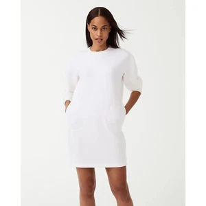 NWOT SPANX AirEssentials Crewneck Dress Oversized in Powder Women's Size XS - Picture 1 of 11