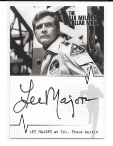 2004 Rittenhouse Six Million Dollar Man Lee Majors Col Steve Austin AUTO SP A1 - Picture 1 of 1