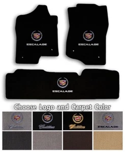 Cadillac Escalade 3pc Classic Loop Carpet Floor Mats - Choose Color & Logo - Bild 1 von 12