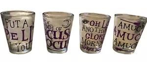 Disney Hocus Pocus Shot Glasses Set Of 4 1.5oz - Picture 1 of 10