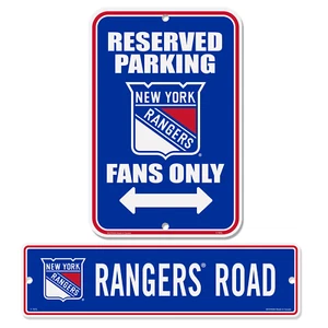 New York Rangers Parking & Street 2 Pack Sign Set - Picture 1 of 1