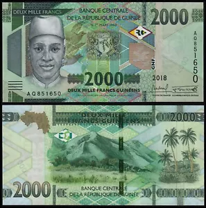 GUINEA 500 FRANCS (P NEU) 2018 UNC - Bild 1 von 1