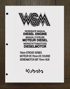 D650-B D750-B D850-B D950-B Engine Workshop Service Manual Kubota Diesel PAPER - Picture 1 of 18