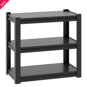 40-50 Gallon Fish Tank Stand 3-Tier Adjustable Metal Aquarium Stand Black - Picture 1 of 6