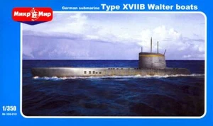 MikroMir Models 1/350 GERMAN TYPE XVIIB U-BOAT Submarine - Picture 1 of 4