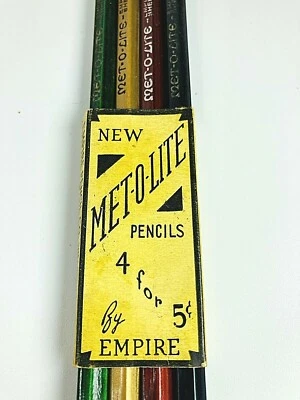 Empire Met O Lite 839 No 2 Pencils In Original Packaging NOS Unsharpened VTG - Image 1 of 4
