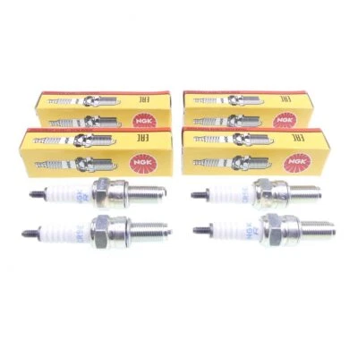 4x Zündkerze NGK CR9E für Piaggio Sfera 125 RST Kawasaki ZZR 600 ZX-6R Ninja - Bild 1 von 2