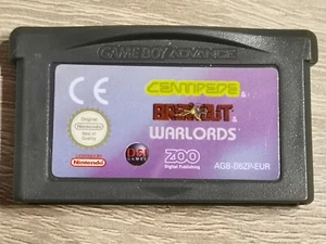 Centipede Warlords Breakout Nintendo Game Boy Gameboy Advance GBA Sp DS - Picture 1 of 1