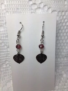 Handgefertigte französische Haken Ohrringe Schmuck feine filigrane Ohrringe tblpr294 - Bild 1 von 2
