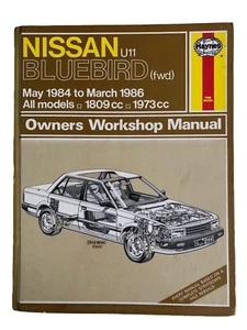 Nissan Bluebird U11 Haynes Service Repair Workshop Manual 1984 - 1986 - Picture 1 of 9