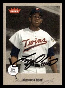 2002 Fleer Greats of the Game Tony Oliva Autograph Auto Twins ZZ3805 - Picture 1 of 2