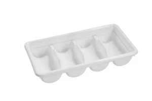 Giganplast Self-Service Portaposate, Polipropilene, Bianco/Grigio, Cm 52 x 28.5 - Imagen 1 de 4