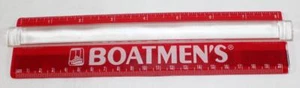 Vintage Boatmen's Bancshares Inc. Advertising Pocket Reading Magnifier ~ 8"/20cm - Picture 1 of 3