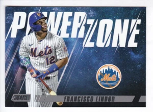 2022 Topps Stadium Club #PZ-24 FRANCISCO LINDOR New York Mets Power Zone Insert - Picture 1 of 2