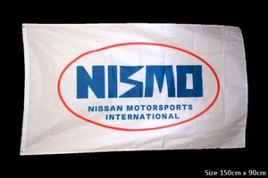 Bandera estilo logotipo antiguo Nismo para Nissan Skyline GTR 200SX 180SX Silvia 300ZX 350Z - Imagen 1 de 1