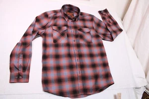 Dixxon Flannel Co Shirt Men’s Size M Nomads Red gray Plaid Flannel - Picture 1 of 12