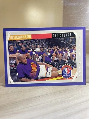 Charles Barkley HOF 1993-94 Upper Deck  #507 NBA McDonald's Open Checklist - Image 1 of 2