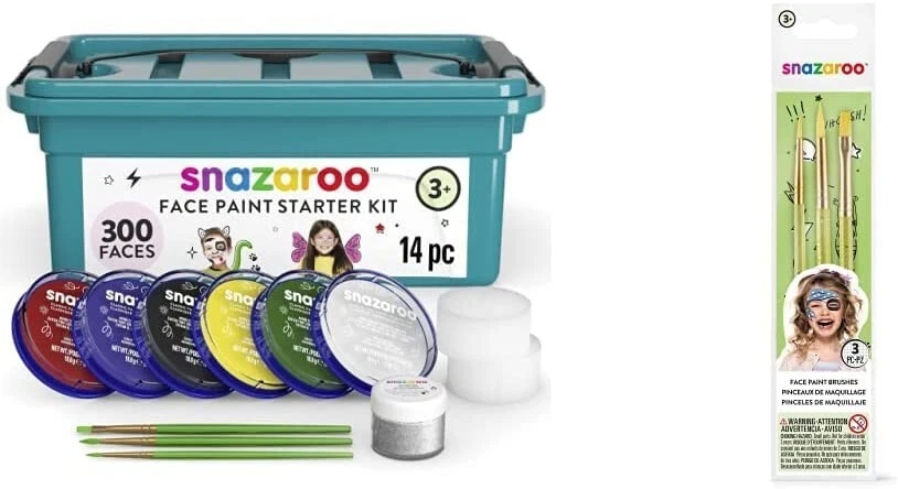 Snazaroo Professional Face Paint/Painting Mini Kit 300+ Faces - Image 1 of 1