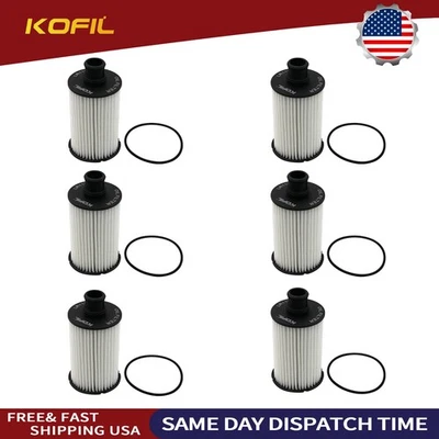 6X New Engine Oil Filter For Jaguar Land Rover LR4 5.0L LR011279 - Image 1 of 4