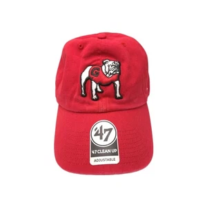 '47 Georgia Bulldogs Clean Up rot verstellbarer Riemen Baumwolle Mütze Dad Cap - Bild 1 von 4