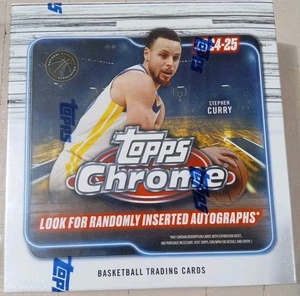2024-25 Topps Chrome NBA Basketball Mega Box Factory Sealed New No Reserve - Picture 1 of 9