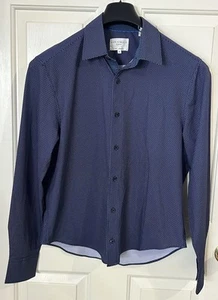 Con.struct Hemd 4 Way Stretch Herren Medium Slim Fit Blau Langarm Knopfleiste - Bild 1 von 9