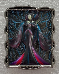 Disney Official Pin Trading Badge 2020 Midnight Masquerade Maleficent Portrait - Picture 1 of 19