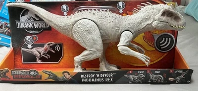 Mattel Jurassic World Dino Rivals Destroy’n Devour Indominus Rex Neu & OVP - Bild 1 von 2