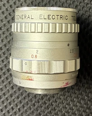 GE (General Electric) 25mm f/1.4 C-Mount Television Lens – Vintage CCTV / Video - Image 1 of 4