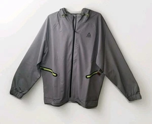 Reebok  Infinity Full-Zip Jacket with Hood Size XL Men Sleet - Picture 1 of 9